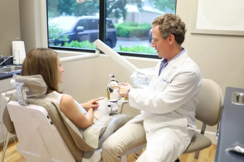 Doctor with patient 