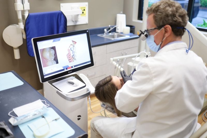 Doctor with patient 